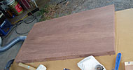Mahogony vanity top