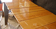 Reclaimed stair treads